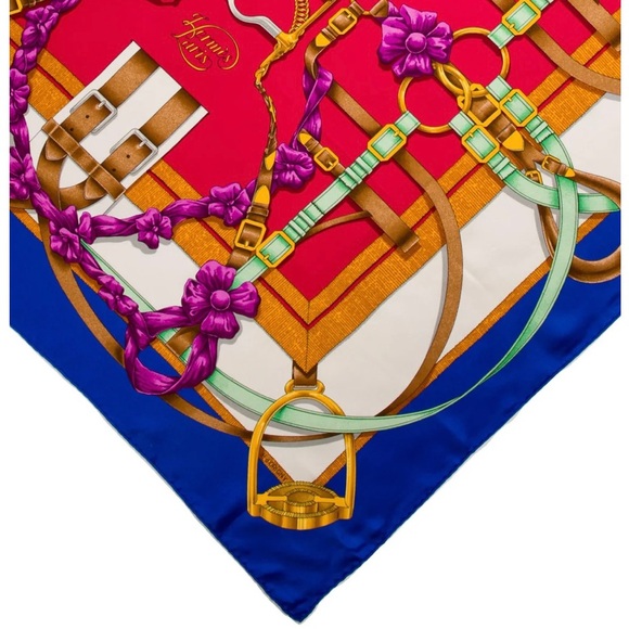 Vintage Hermes Grand Manege 90’s 100% Silk Scarf - Picture 3 of 7